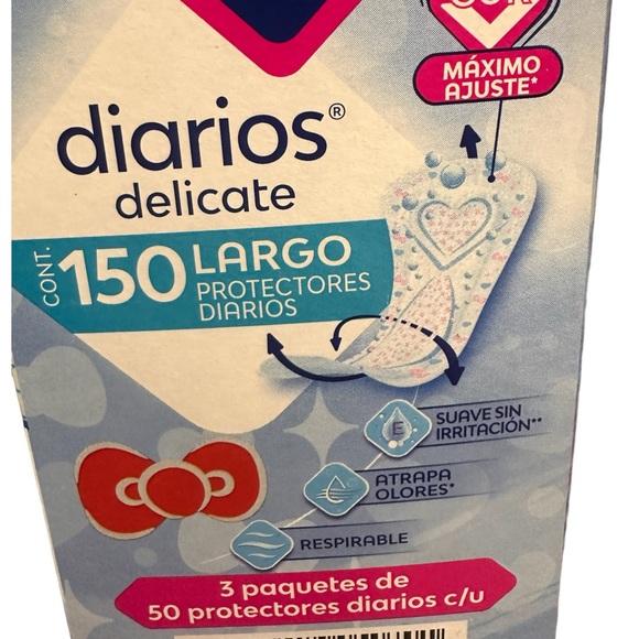 Saba x Hello Kitty 150 Count Pantyliners - Picture 2 of 3